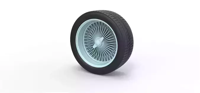 Wire wheel Scale 1 to 10 3D print model