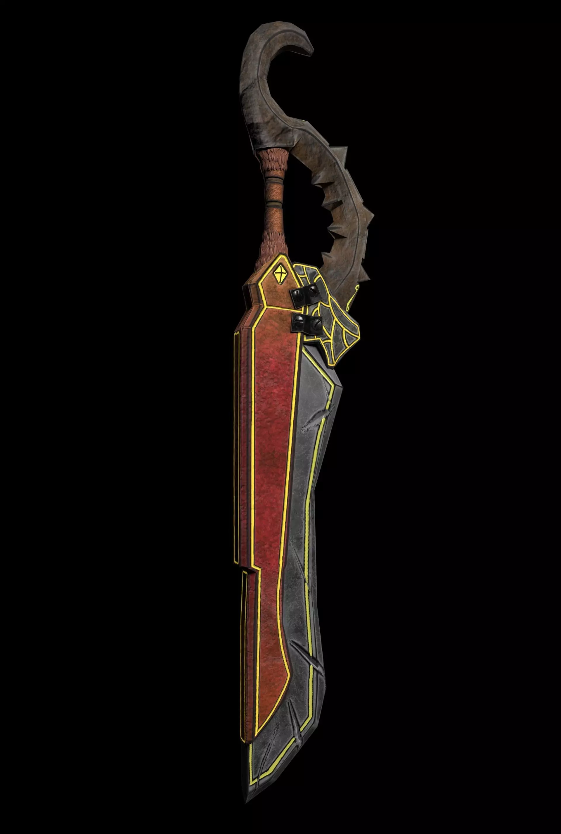 Fantasy Sword 3D model_0