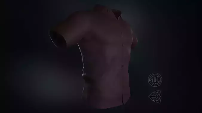 Dark Red Summer Shirt