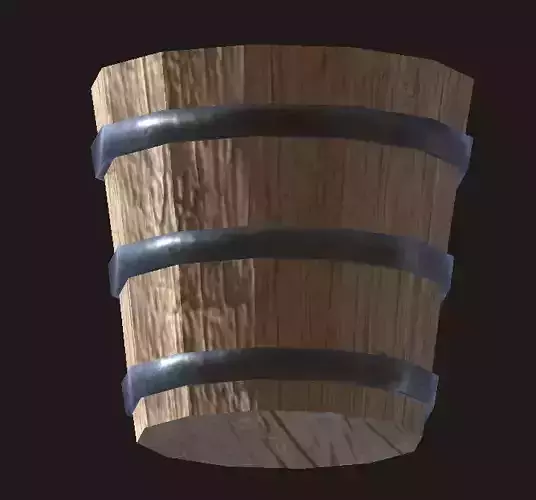 Wodden Basket Bucket