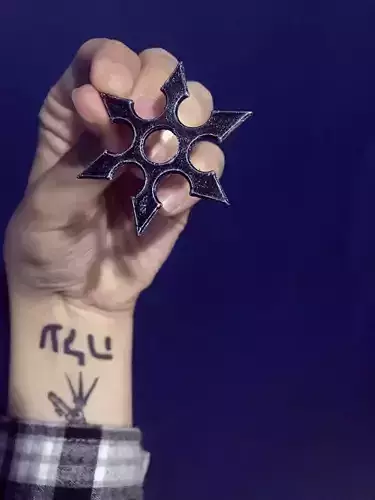 Shuriken golden star hd wallpaper