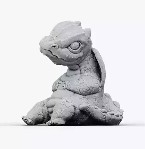 Baby dragon 3D print model