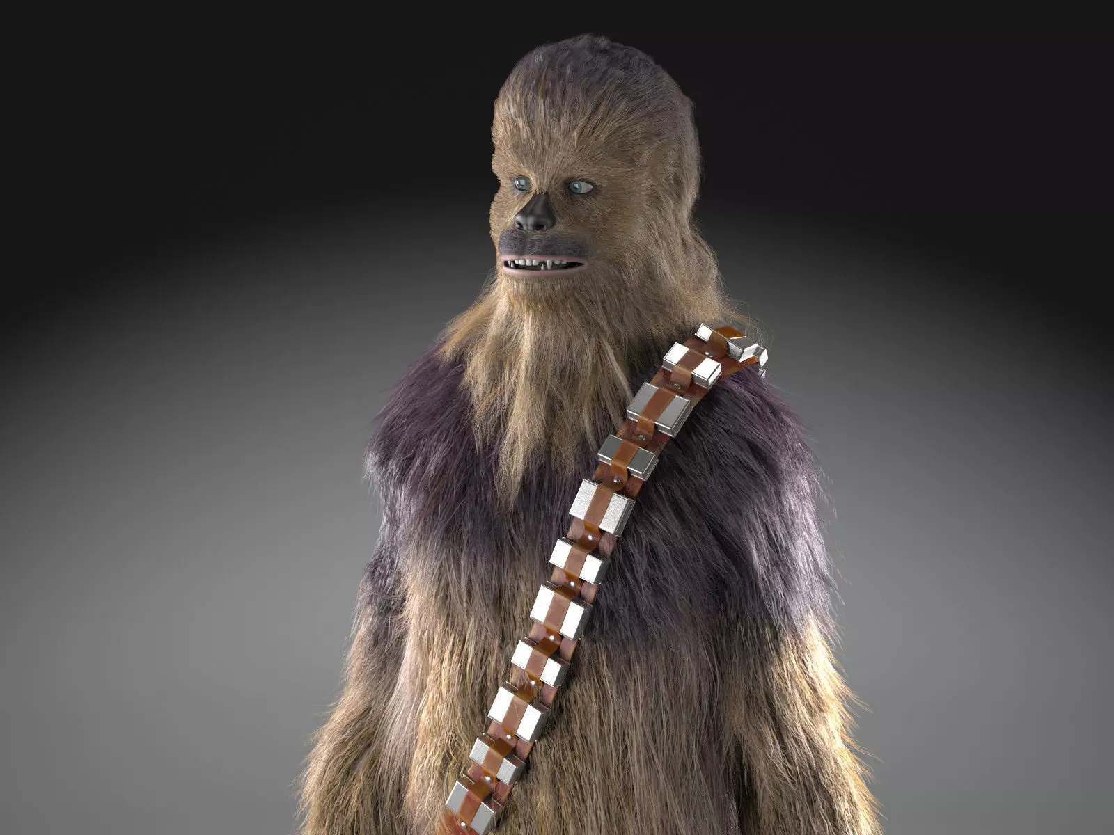 Star Wars Chewbacca for 3dsmax 3D model_0