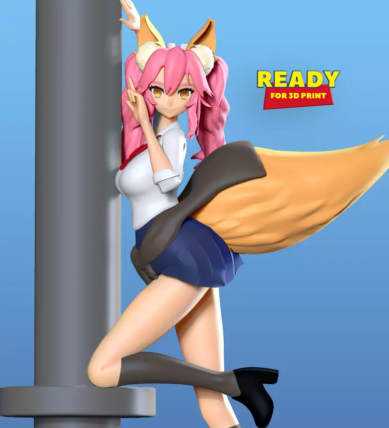 Tamamo-no-Mae - Fate Fanart 3D print model
