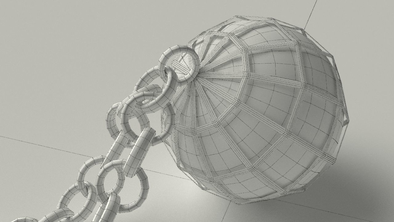 Spherical Pendant Free 3D model_13