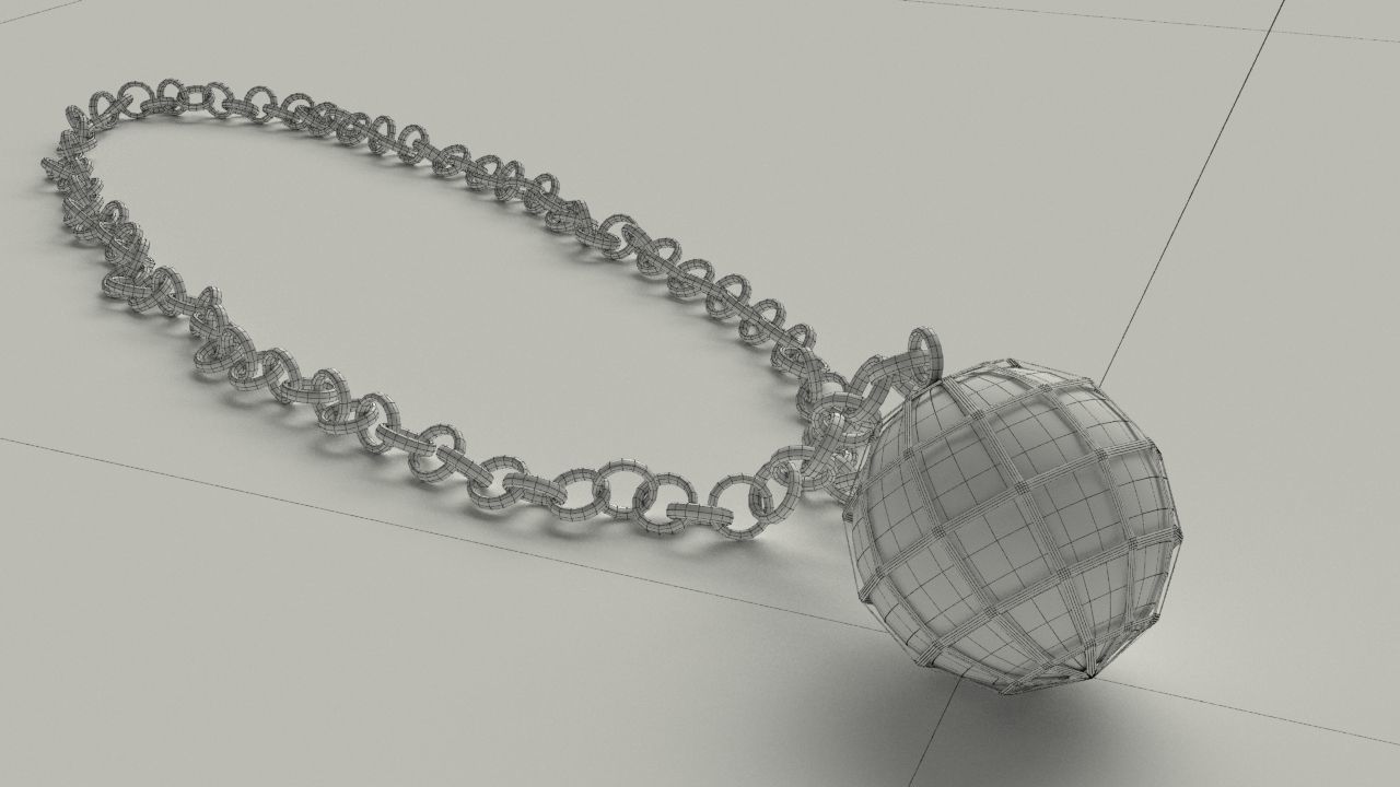Spherical Pendant Free 3D model_9