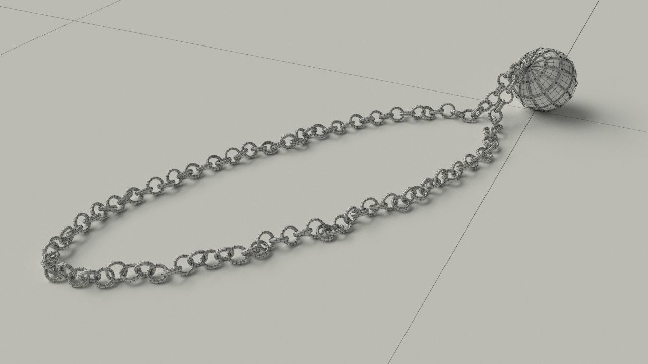 Spherical Pendant Free 3D model_12