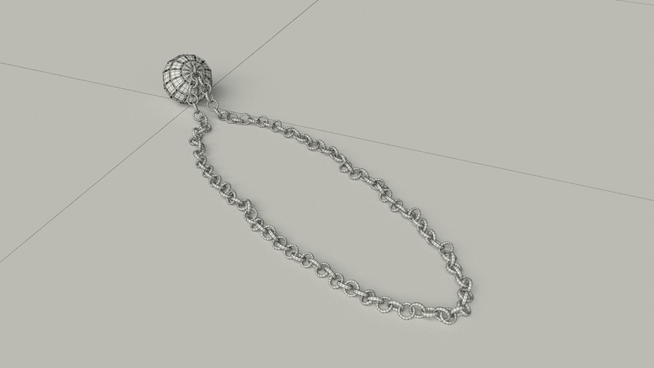 Spherical Pendant Free 3D model_11