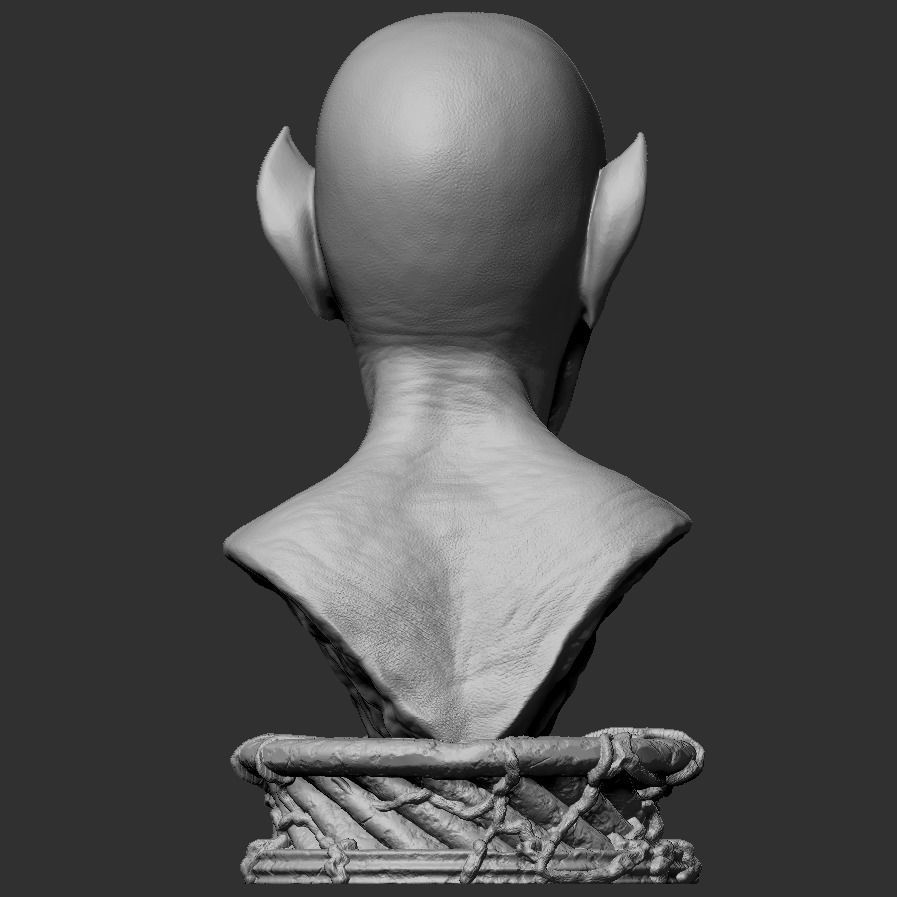Demon Hell Bust 3D print model_5