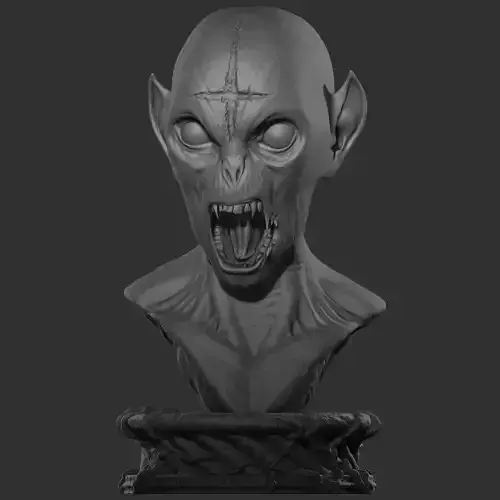 Demon Hell Bust 3D print model