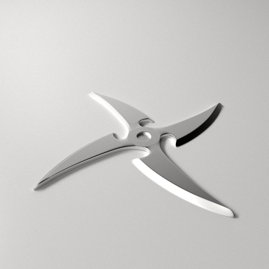 Shuriken V1 3D model_1