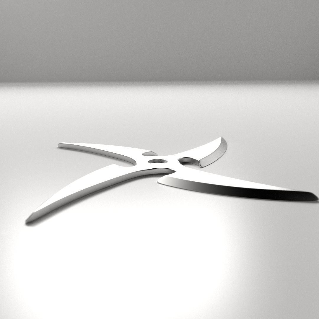 Shuriken V1 3D model_2