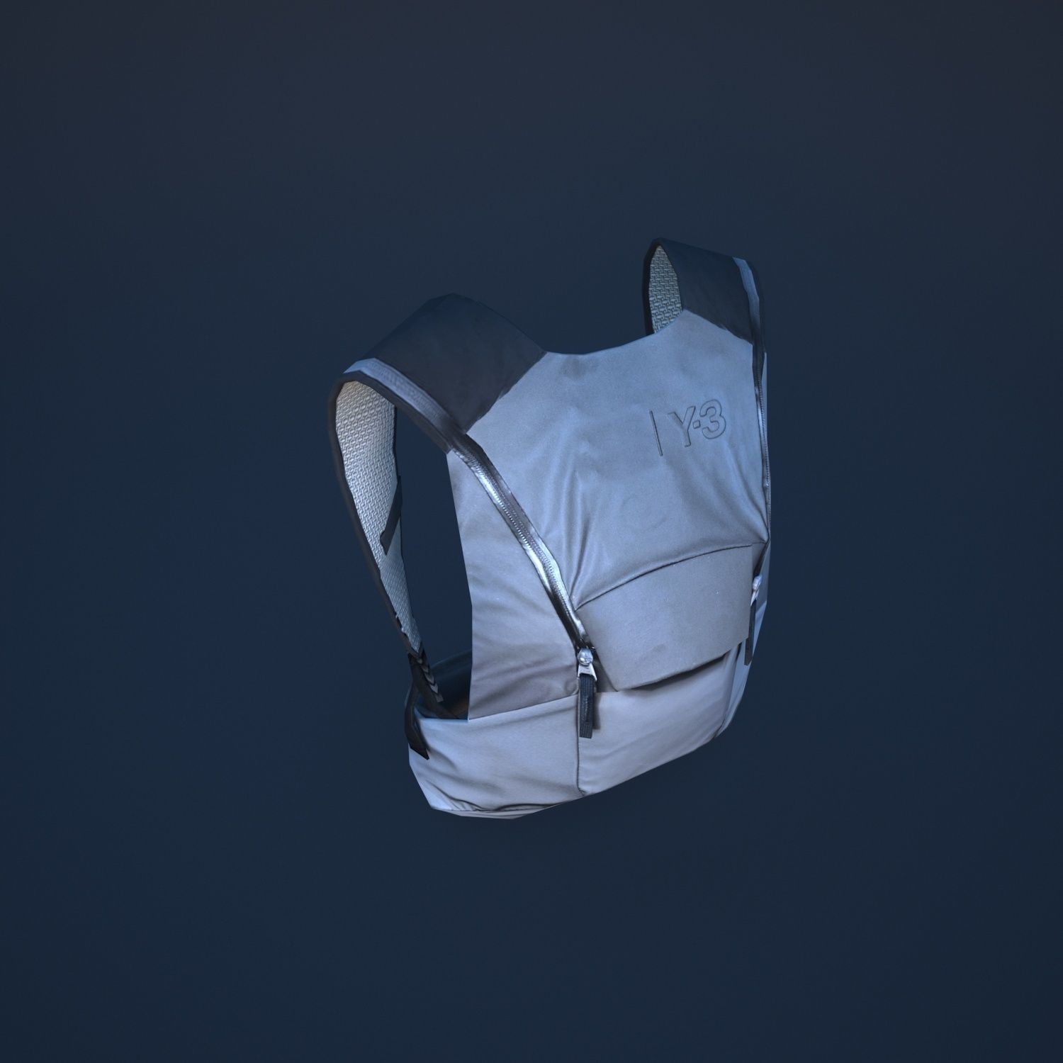 backpack Y-3 Low-poly 3D model_2