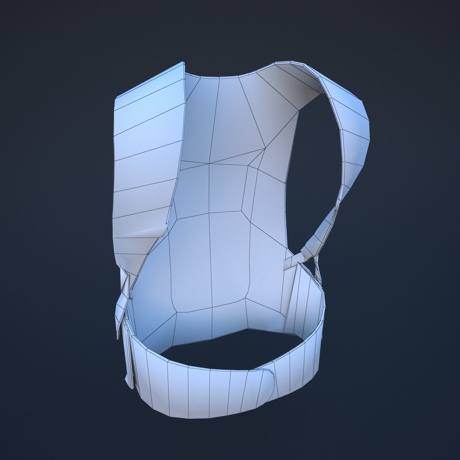 backpack Y-3 Low-poly 3D model_6
