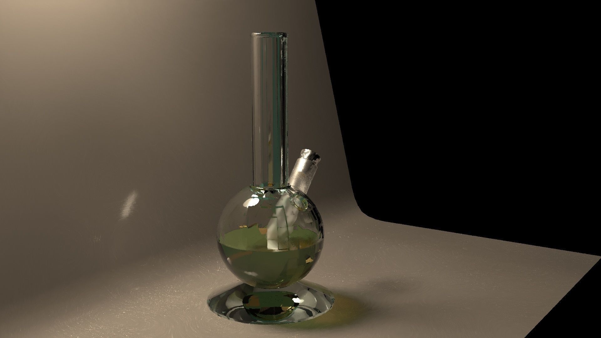 Bong type pipe 3D model_3