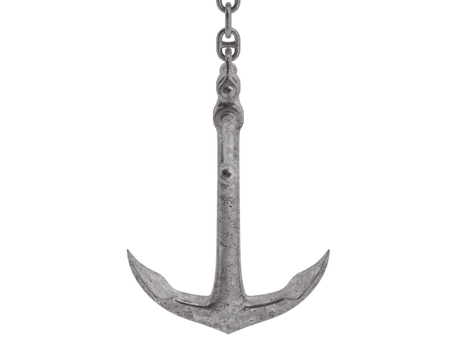Anchor with Chain 3D model_5