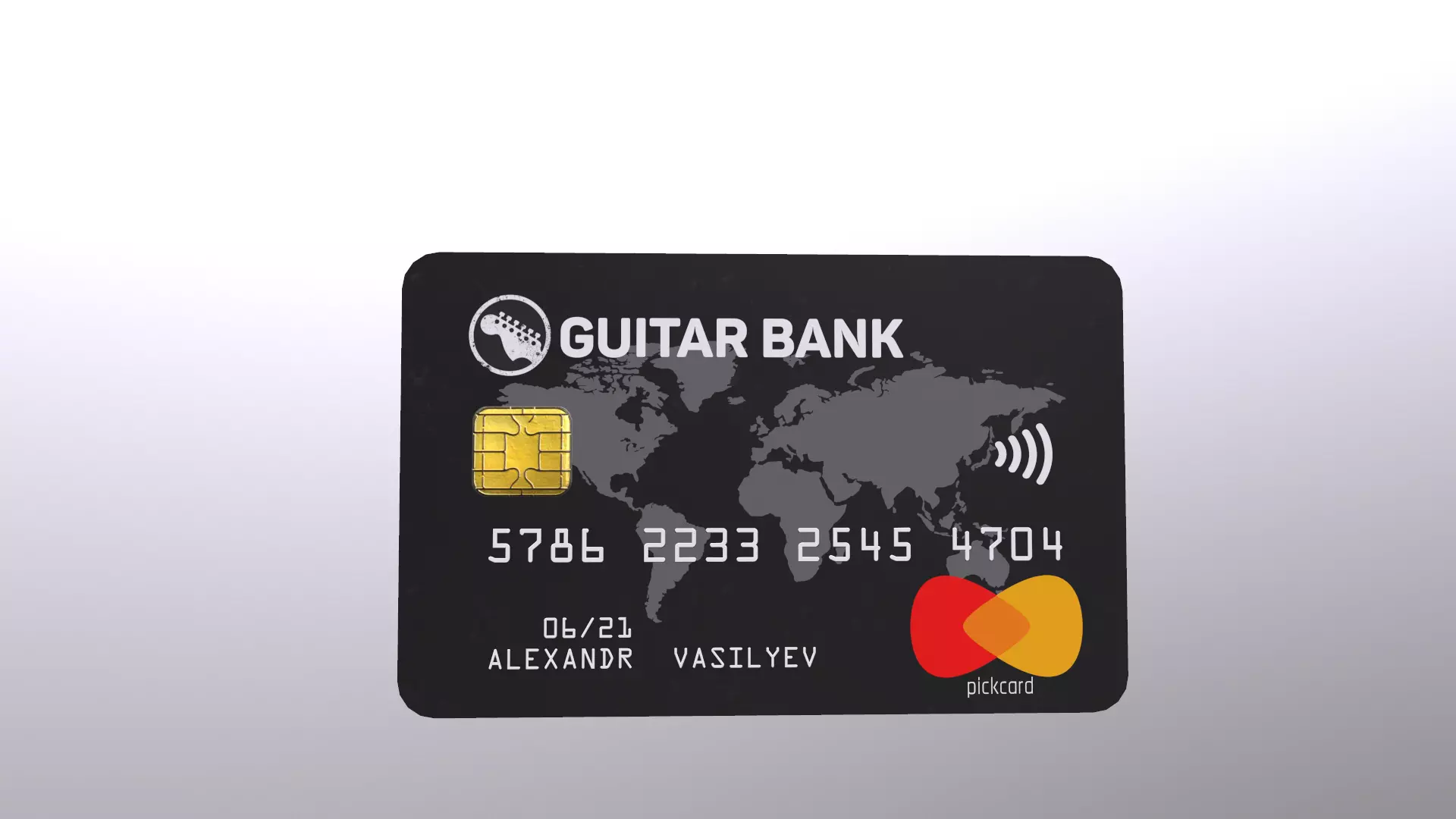 Bank Card Free low-poly 3D model