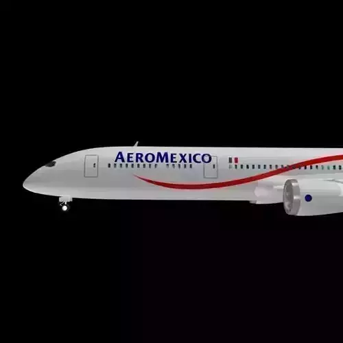 Aeromexico 787-9 Dreamliner 3D model