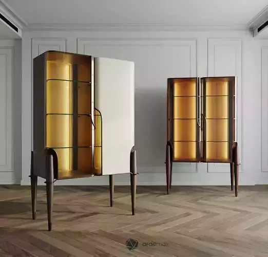 Melting light Vitrine by Turri 