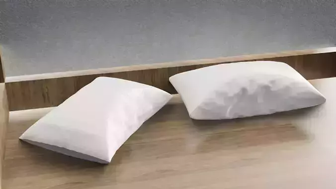 low poly and high poly pillows
