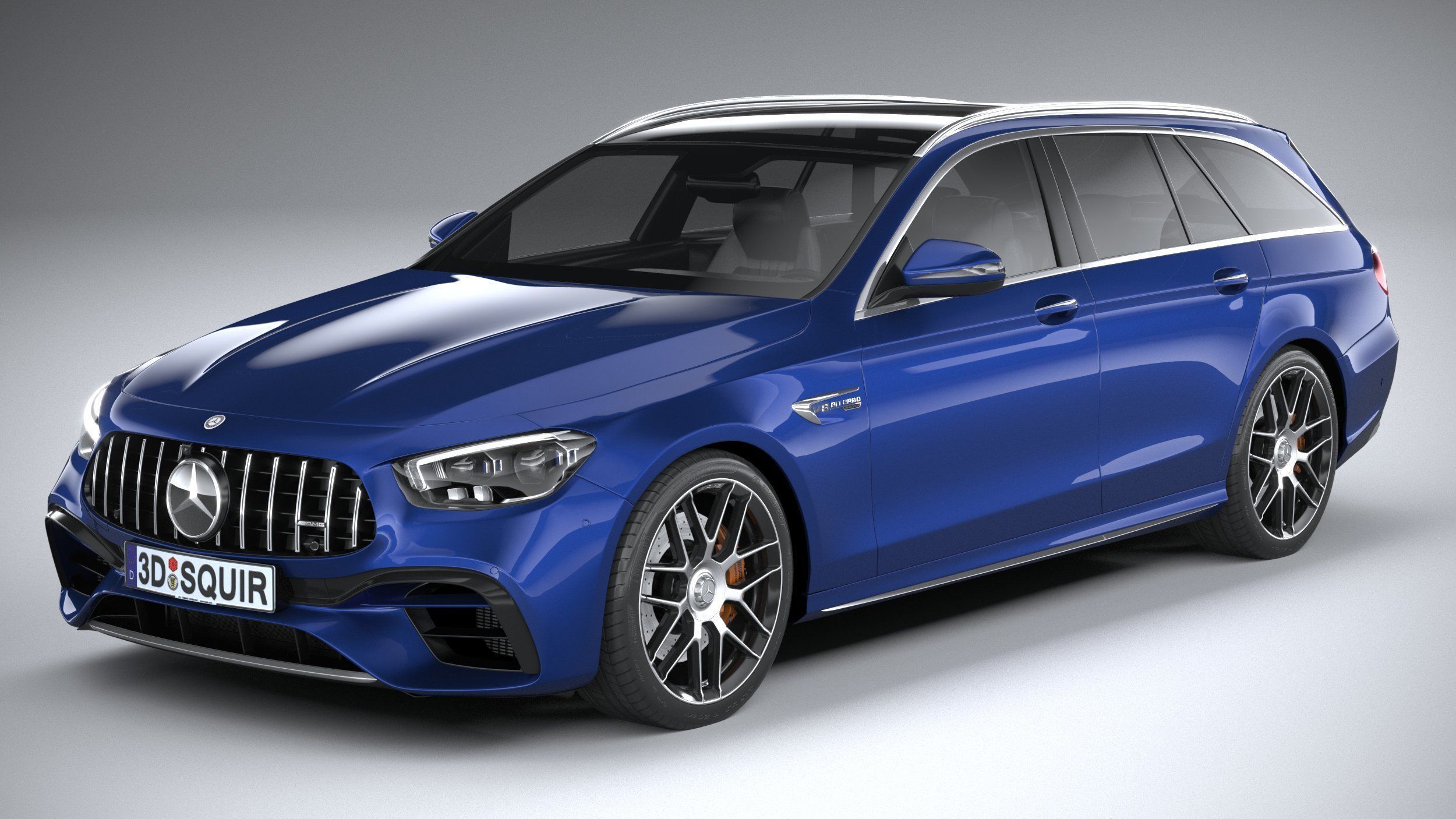 Mercedes E63 Estate AMG 2021 3D model_1