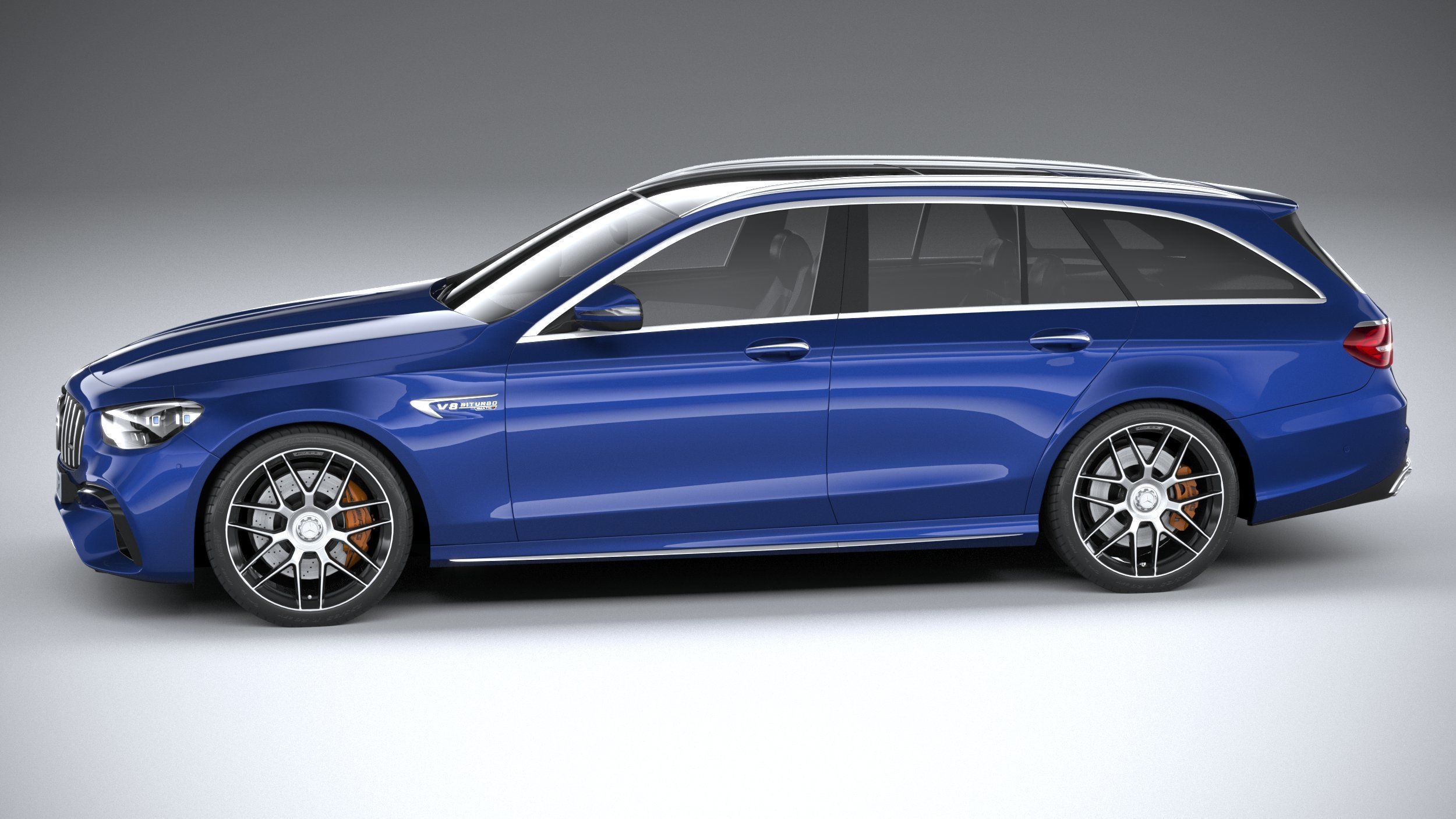 Mercedes E63 Estate AMG 2021 3D model_8