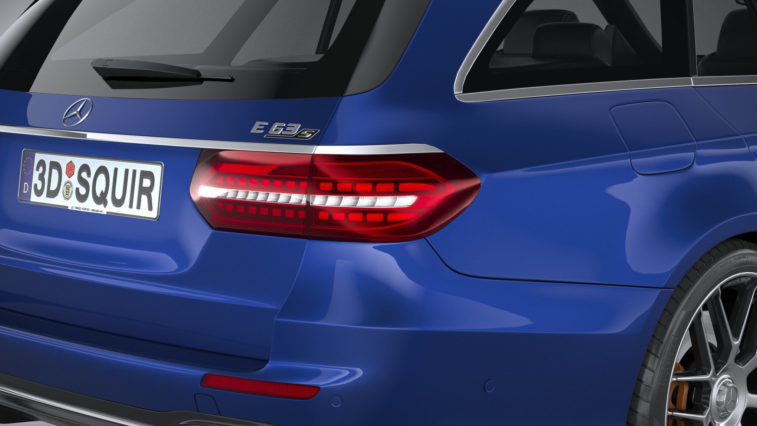 Mercedes E63 Estate AMG 2021 3D model_18