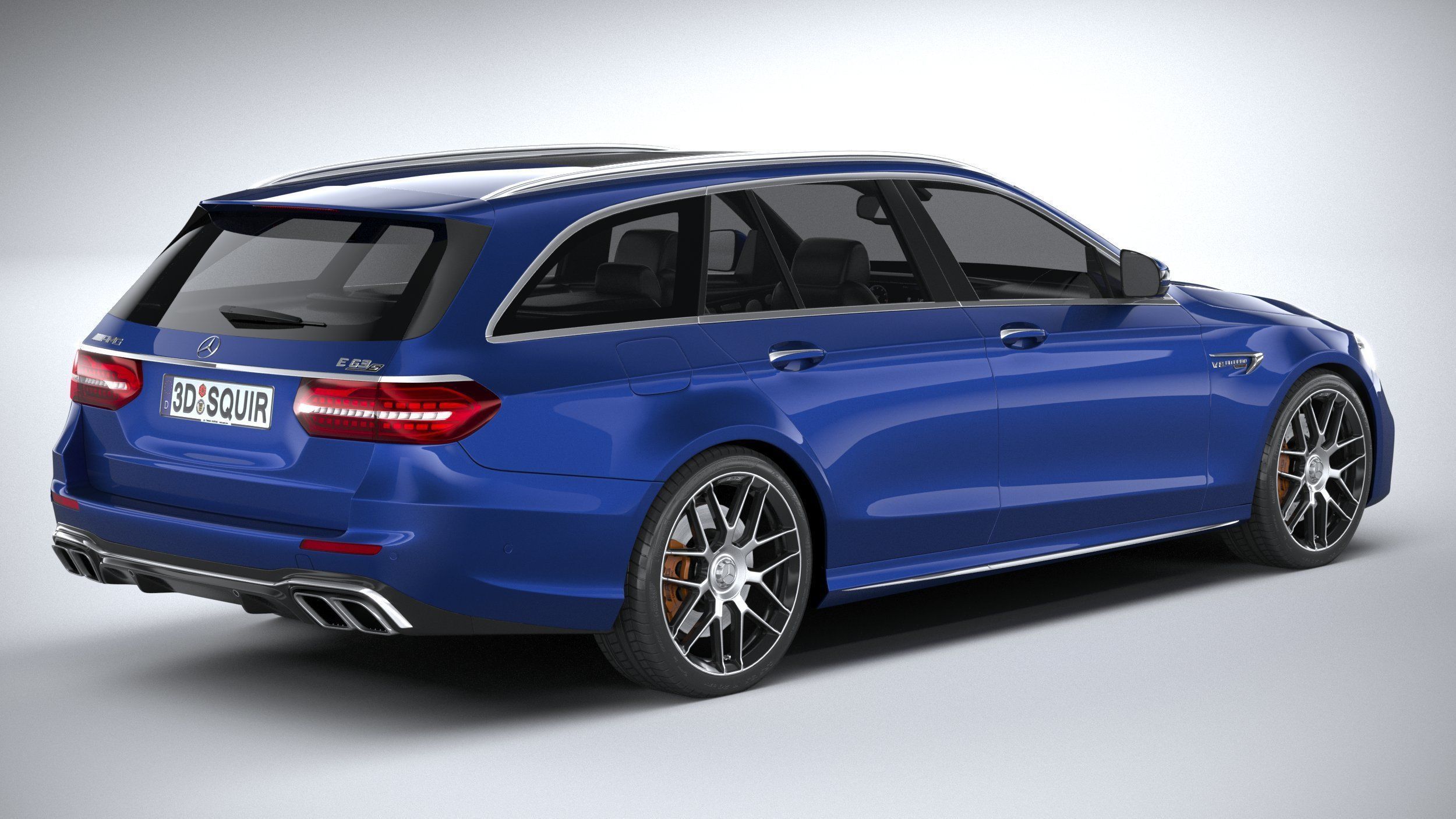Mercedes E63 Estate AMG 2021 3D model_17