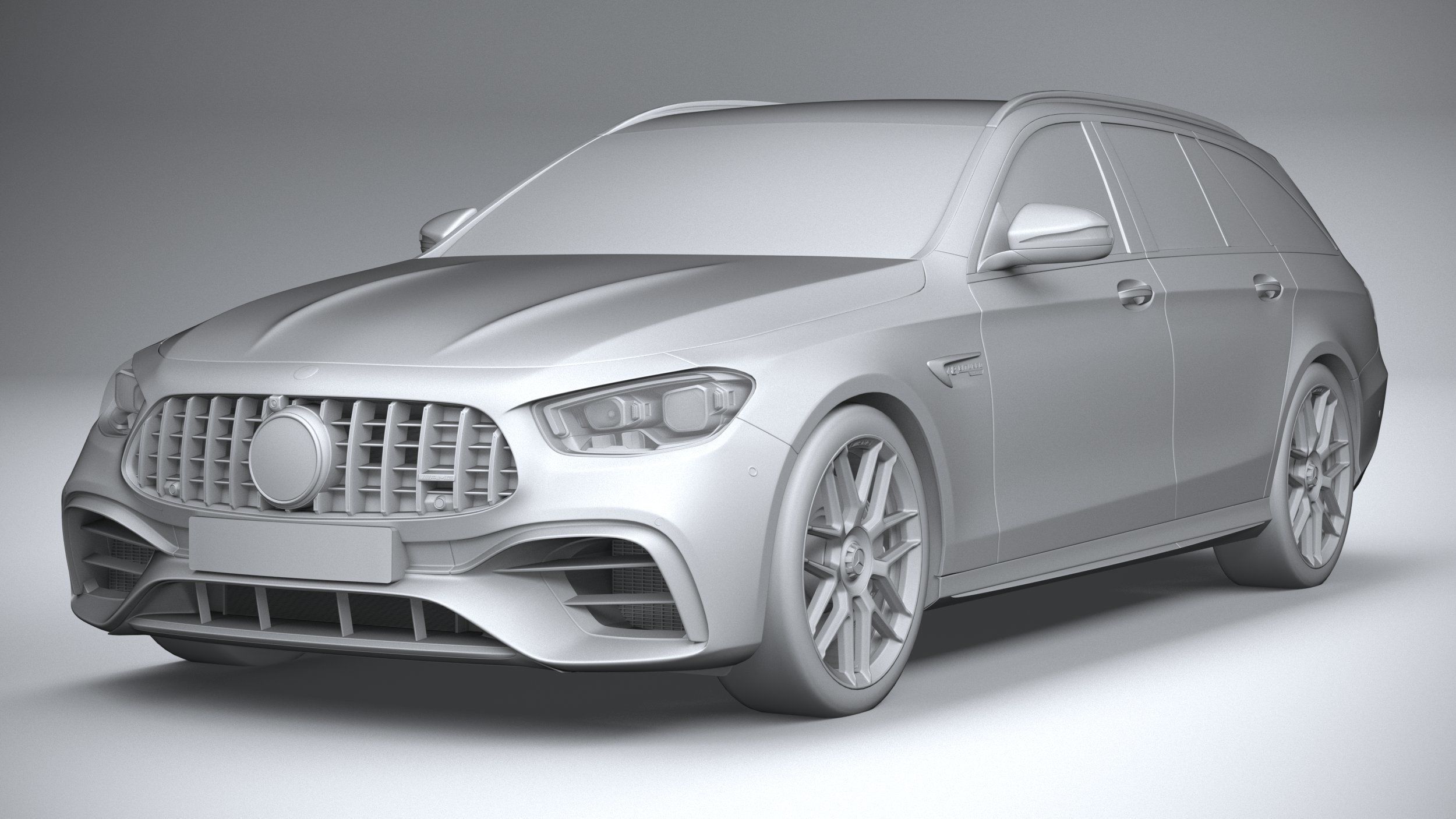 Mercedes E63 Estate AMG 2021 3D model_20