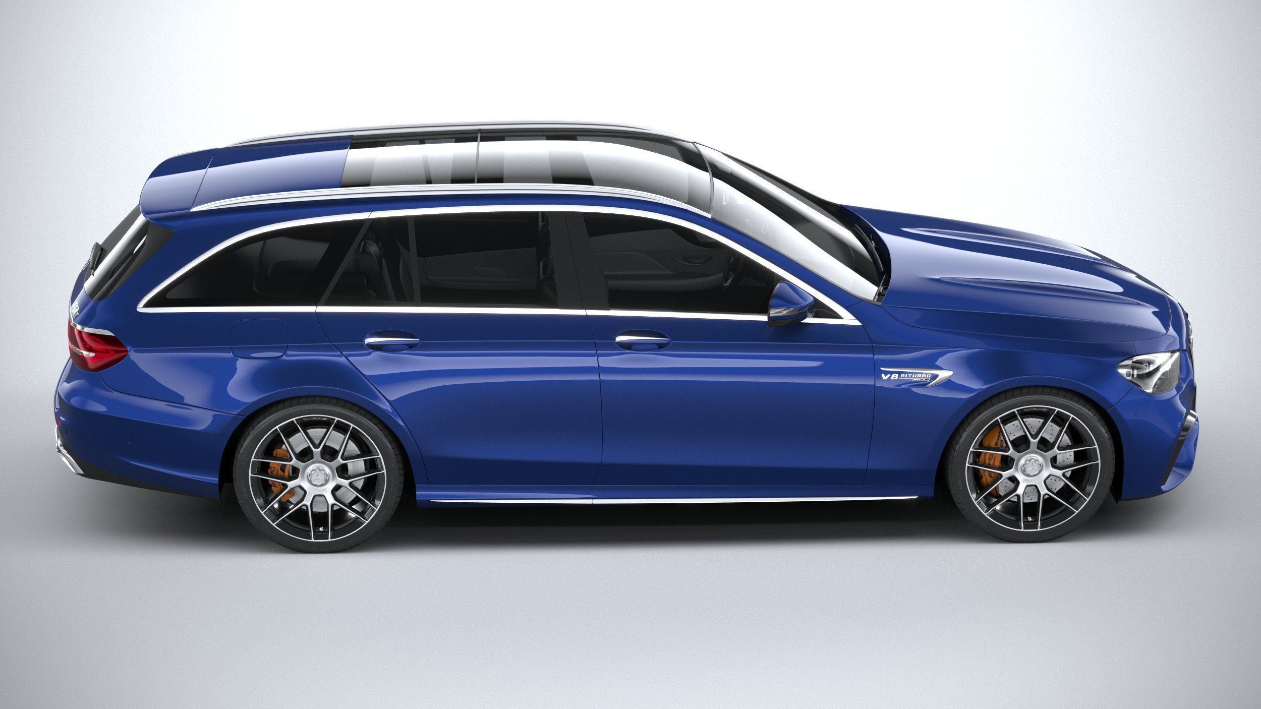 Mercedes E63 Estate AMG 2021 3D model_11