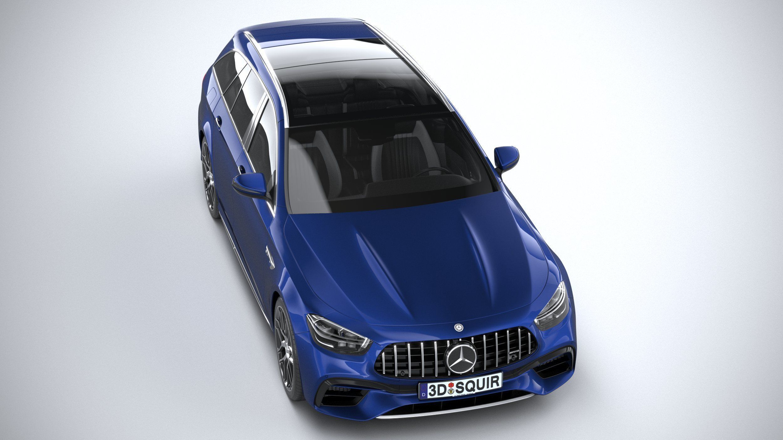 Mercedes E63 Estate AMG 2021 3D model_12