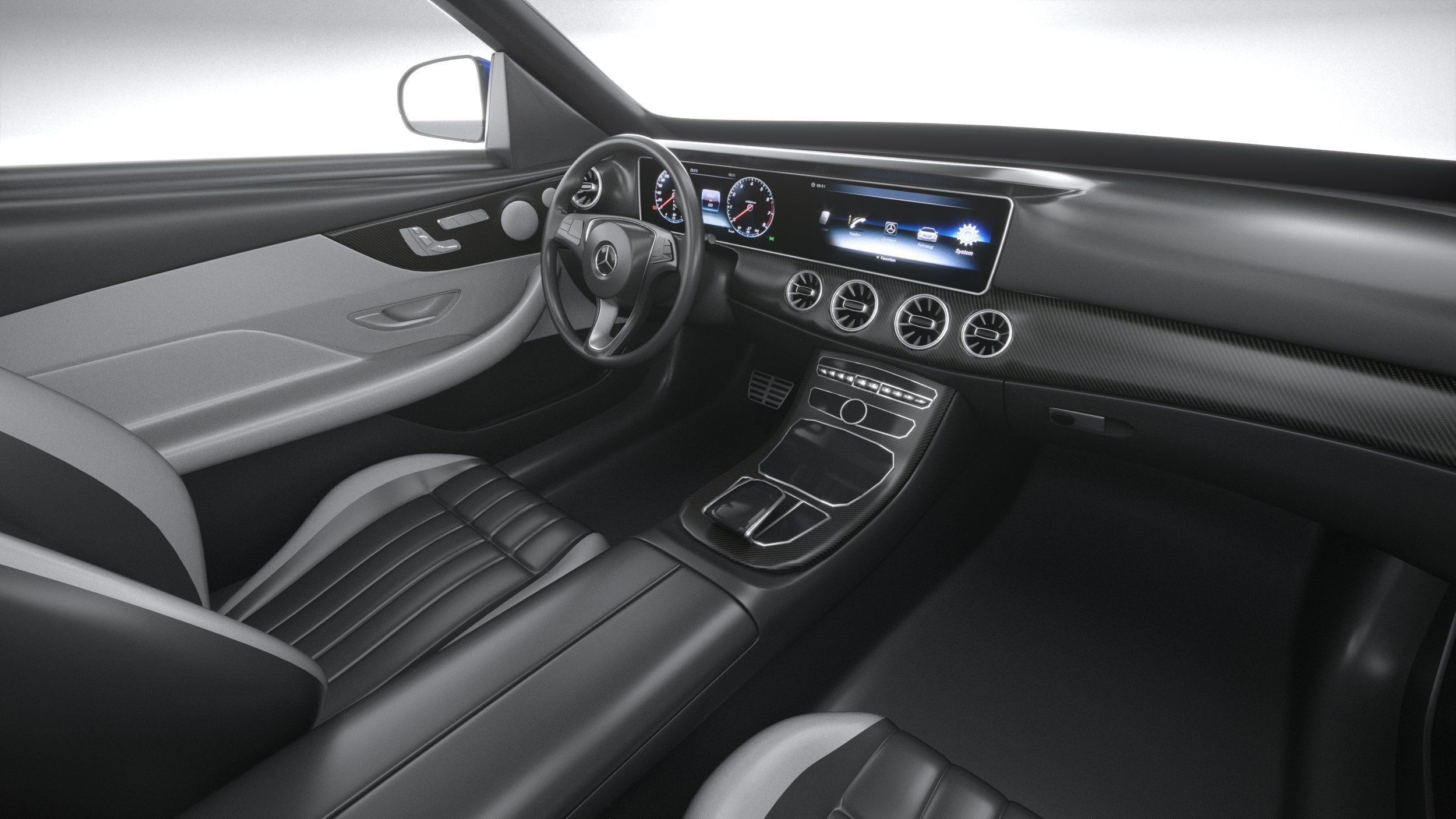 Mercedes E63 Estate AMG 2021 3D model_26