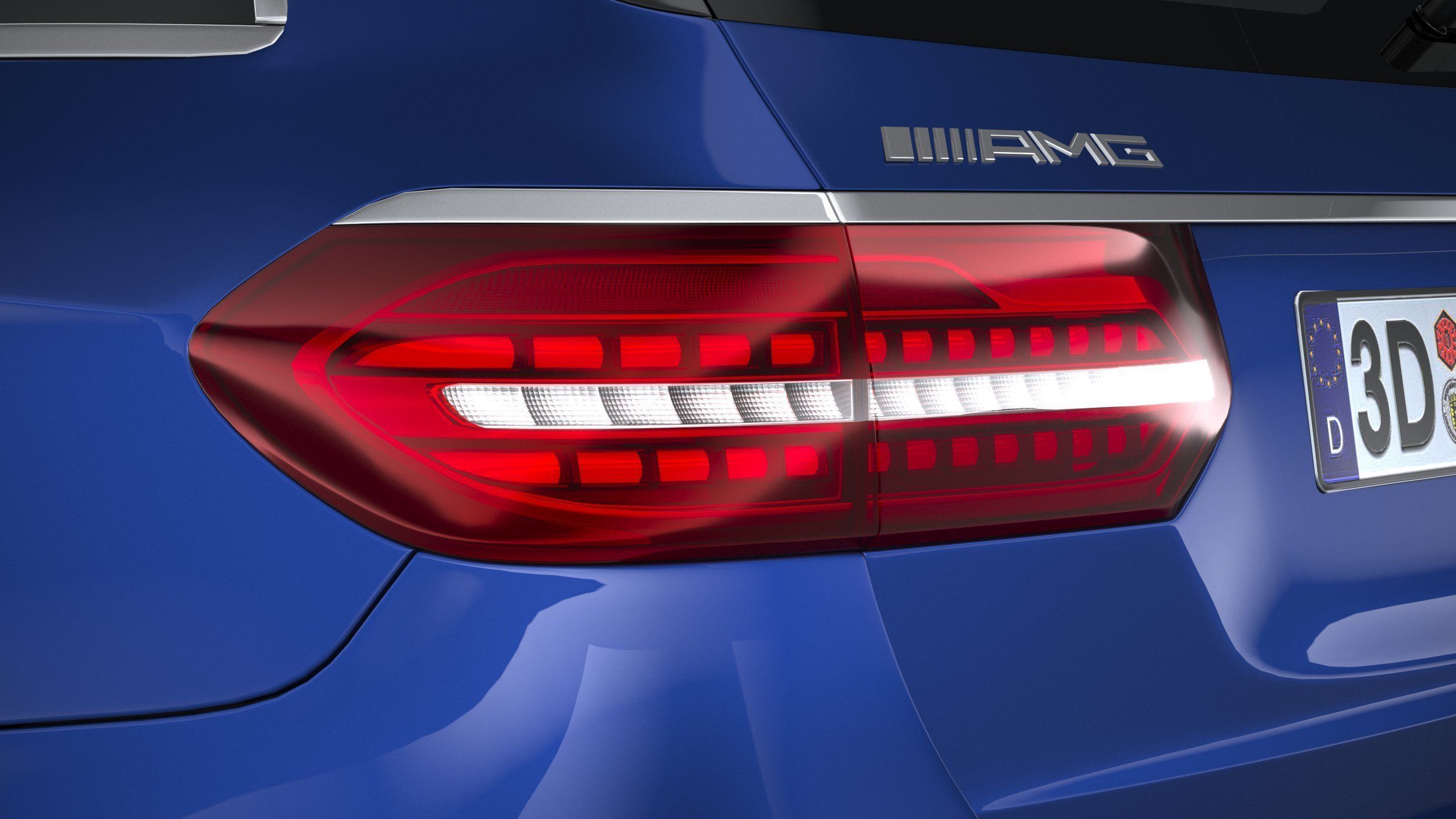 Mercedes E63 Estate AMG 2021 3D model_15