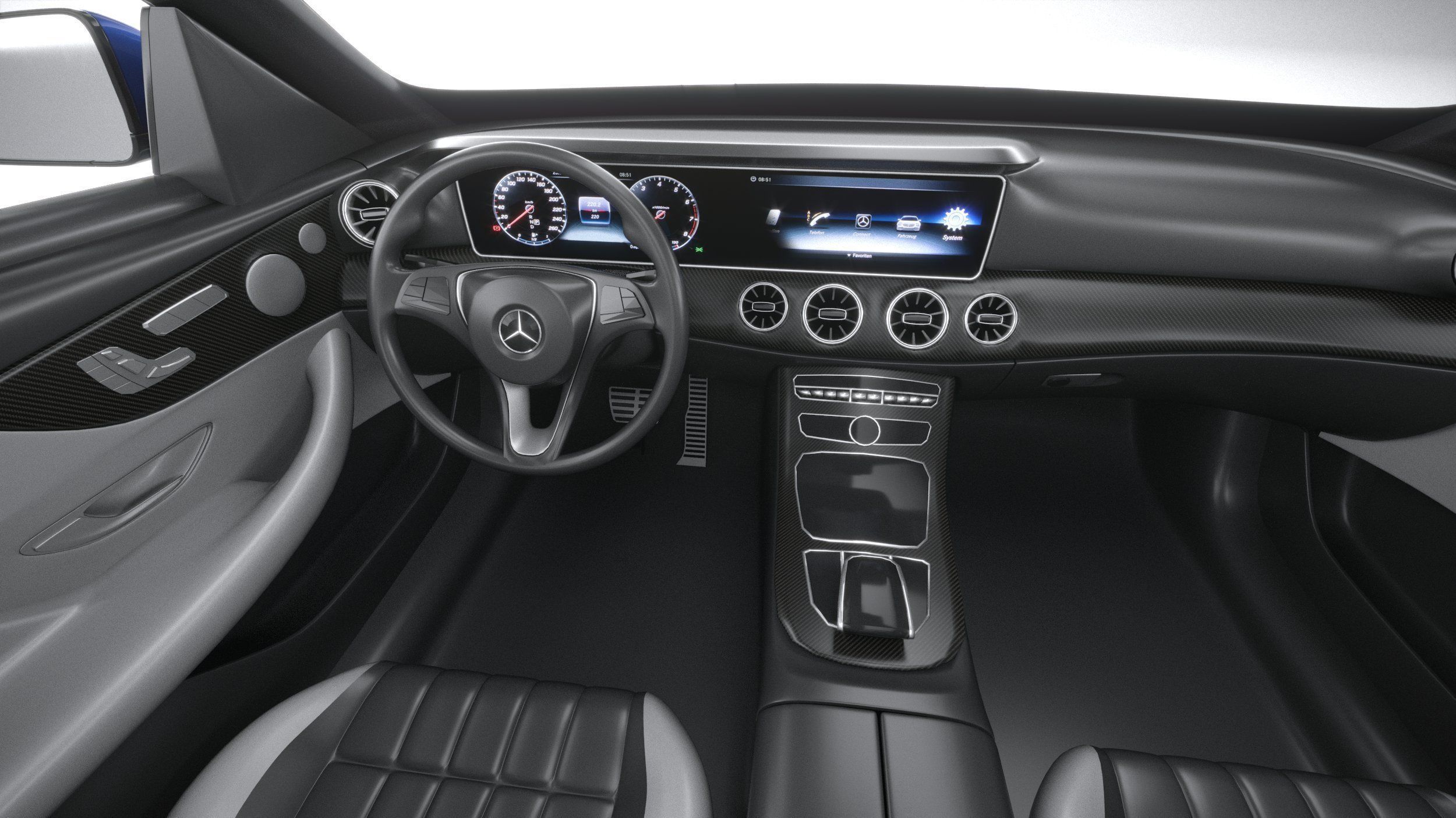 Mercedes E63 Estate AMG 2021 3D model_27