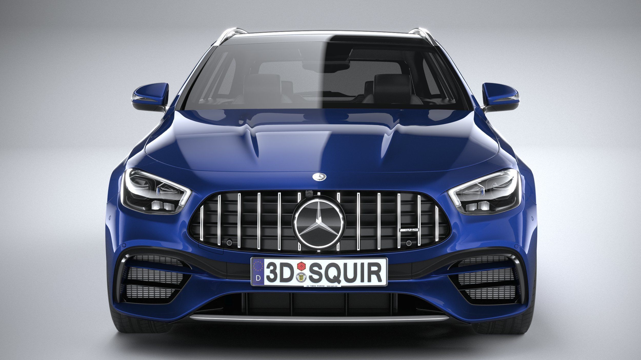 Mercedes E63 Estate AMG 2021 3D model_13