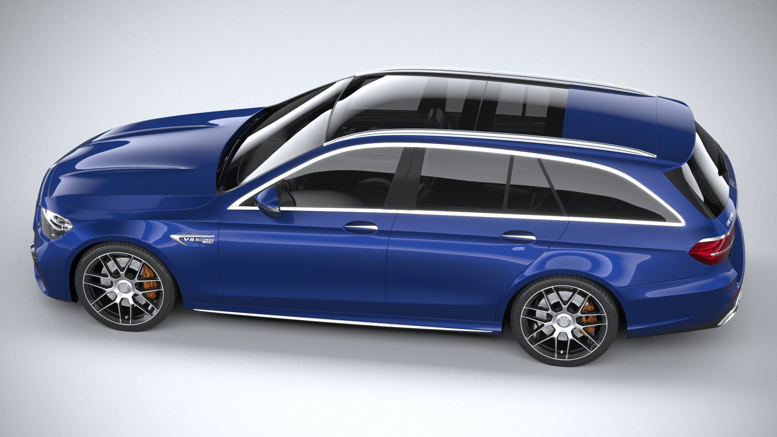 Mercedes E63 Estate AMG 2021 3D model_9