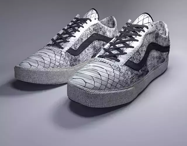 Sport Shoes Realistic Sneakers Classic Low-poly 3D model