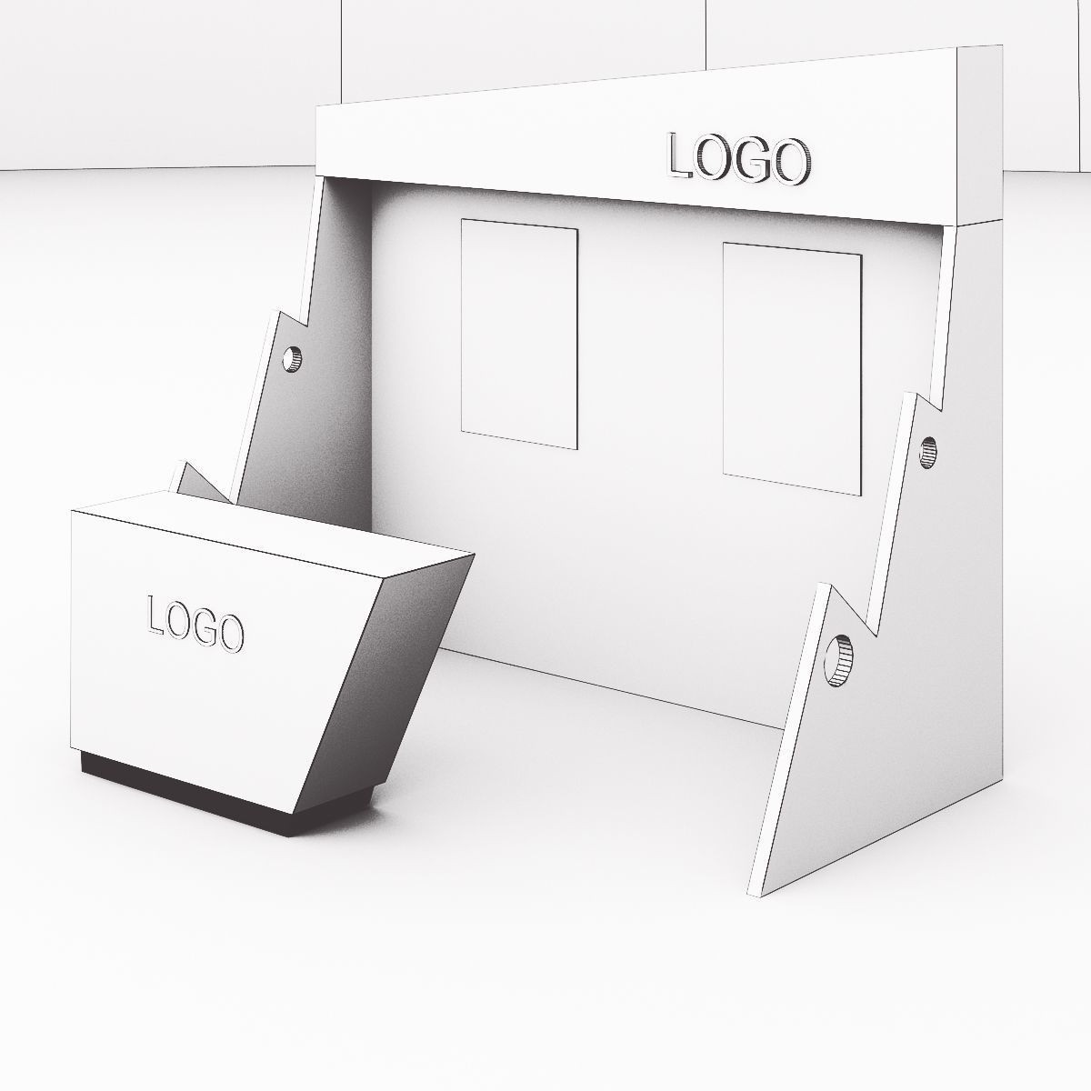 Unified Booth 3D model_11