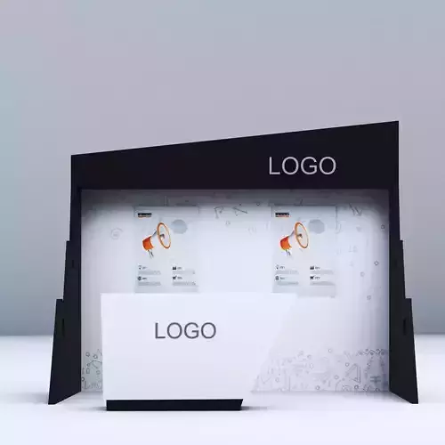 Unified Booth 3D model