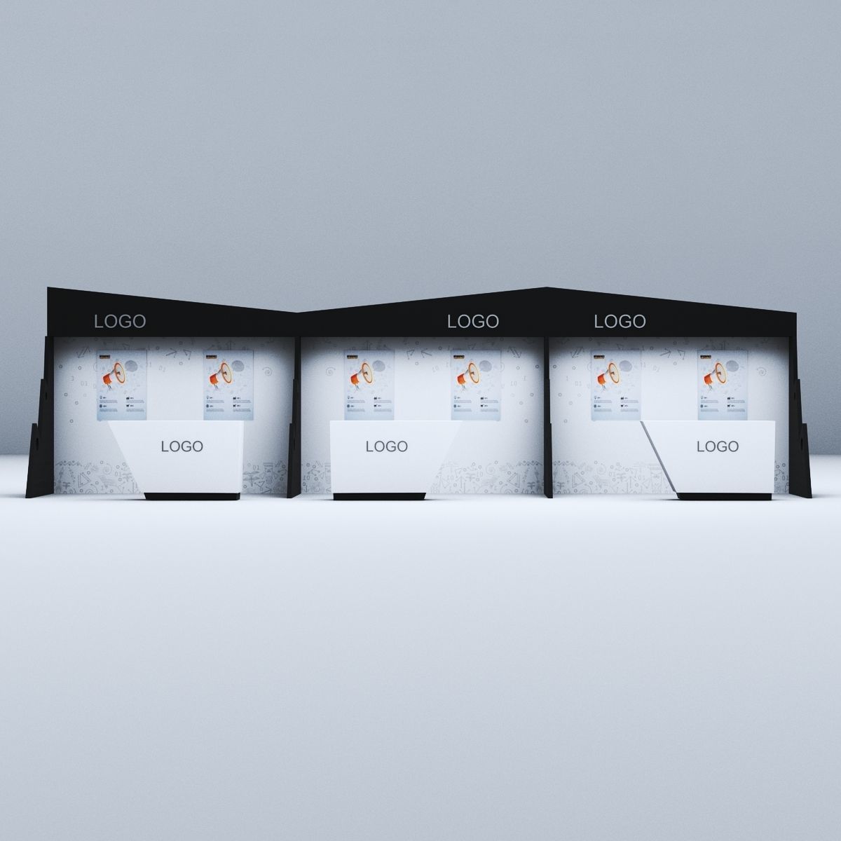 Unified Booth 3D model_6