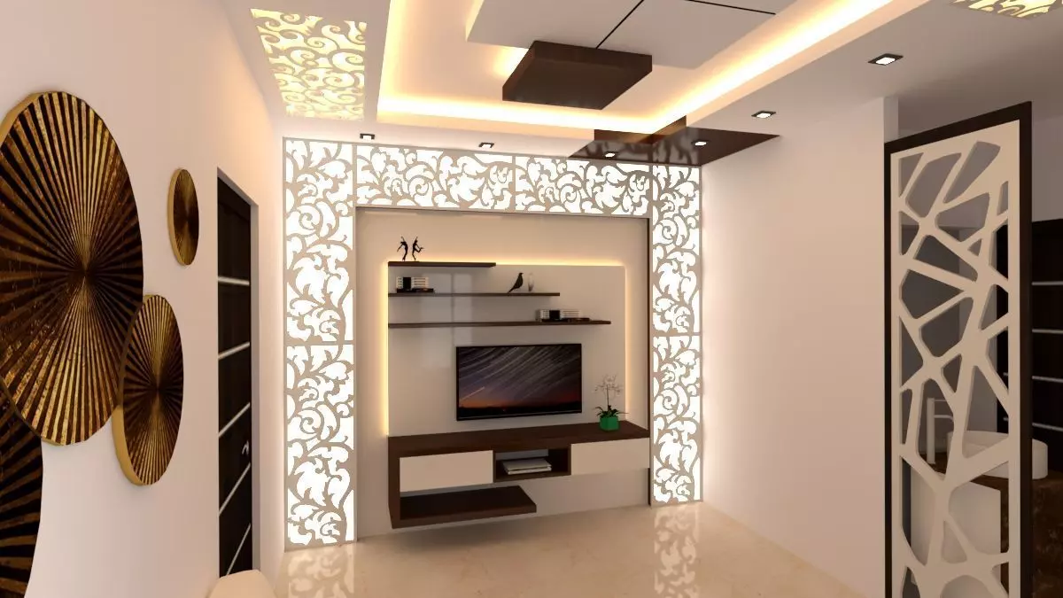 Modren Living Area 3D model