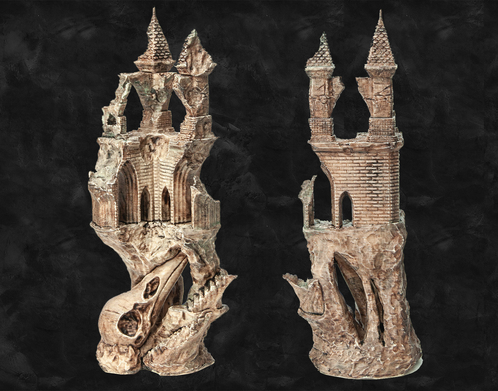 ANCIENT RAVEN CASTLE 3D print model_0