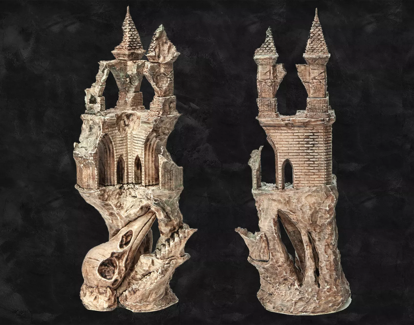 ANCIENT RAVEN CASTLE 3D print model_0