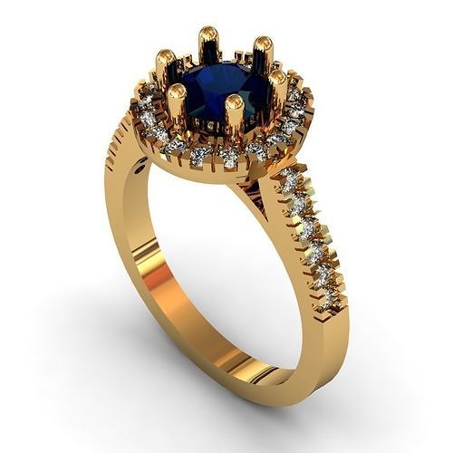 Engagement Ring 45 3D model