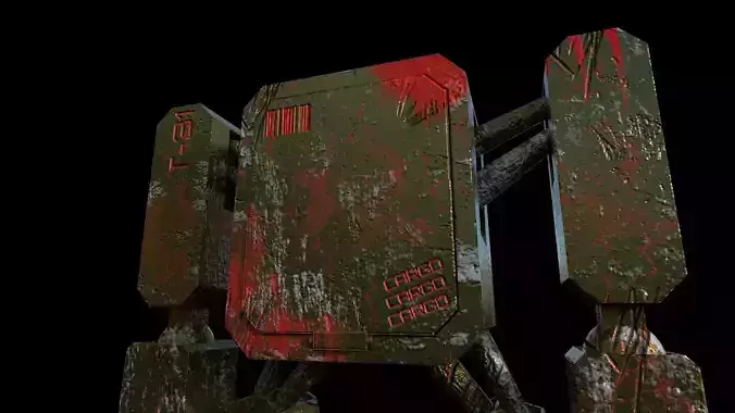 Robot T-31 Low Poly OBJ