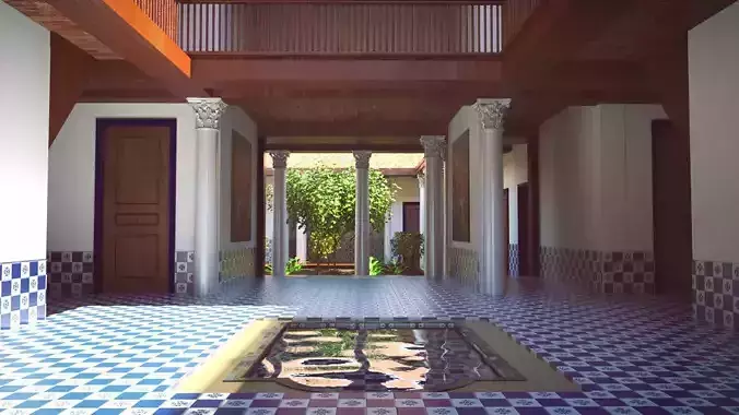 Simple pseudo Roman vila