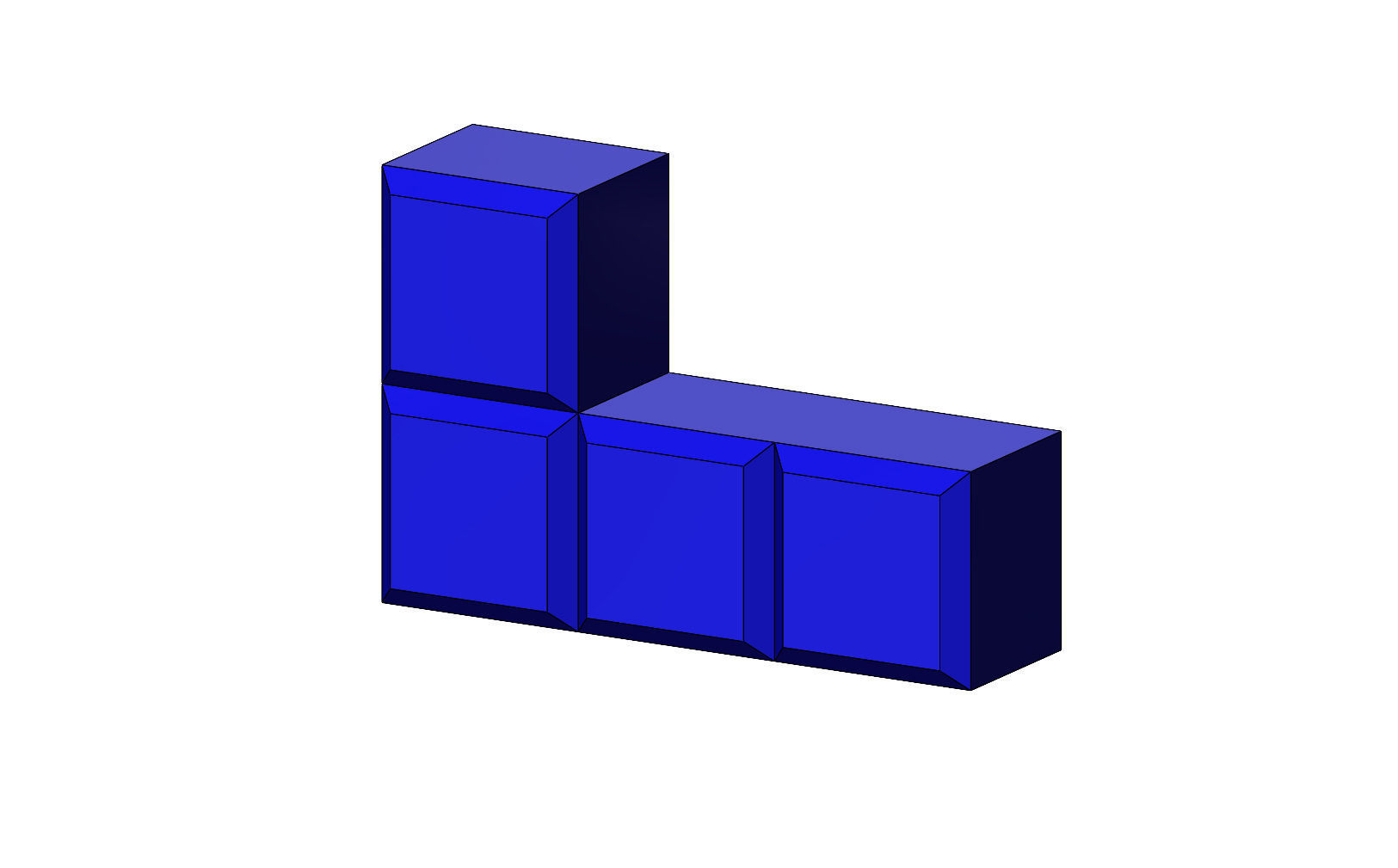 Tetrise blocks 3D print model_6