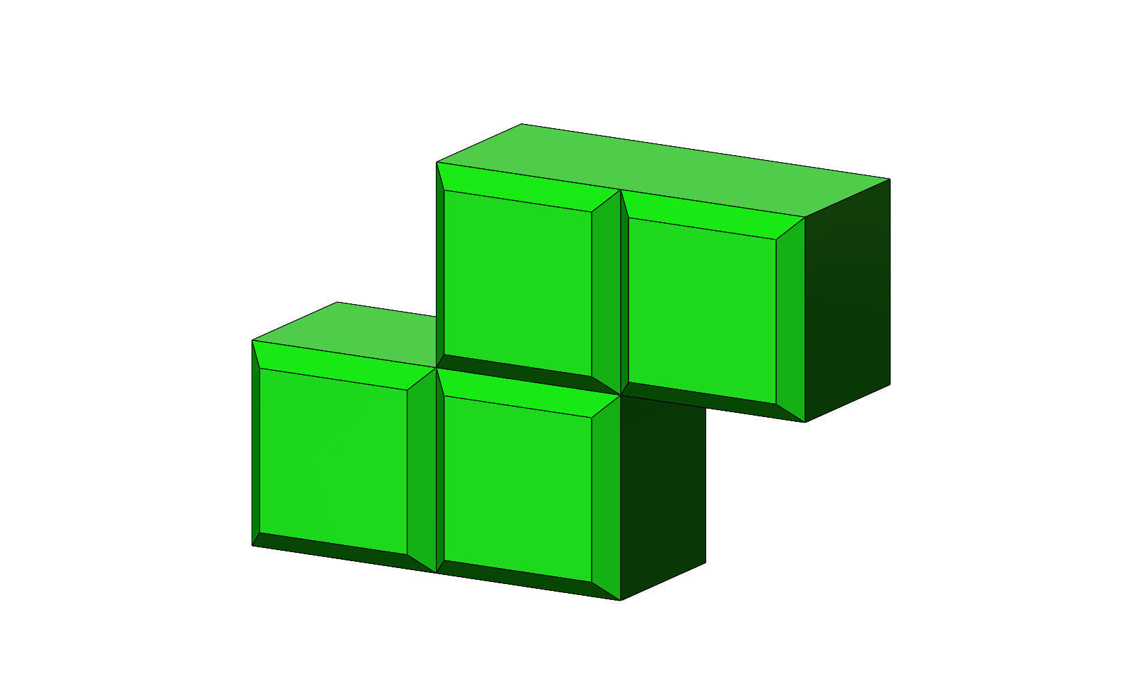 Tetrise blocks 3D print model_5