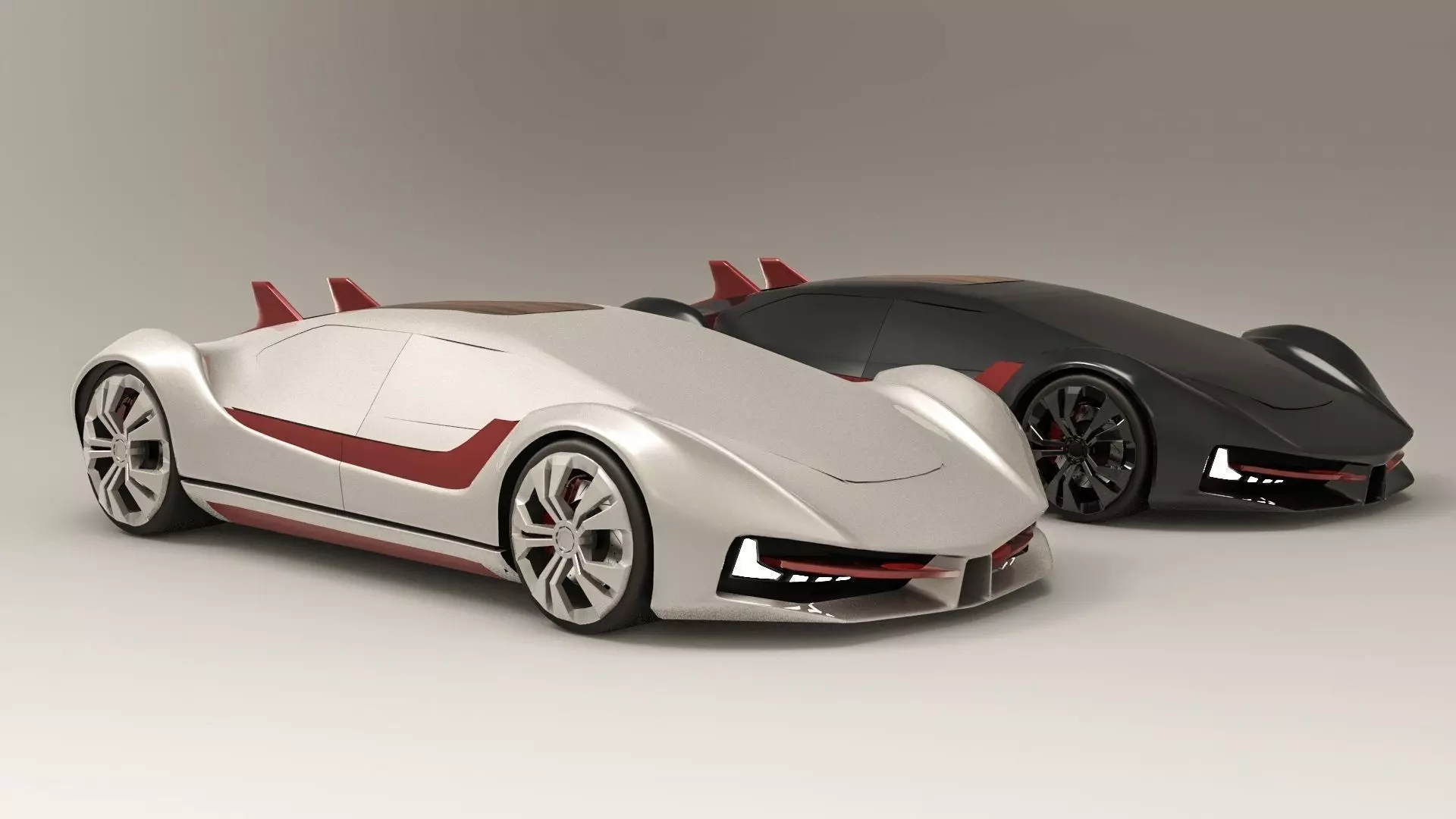 Futuristic super sedan- Excalibur 3D model_0