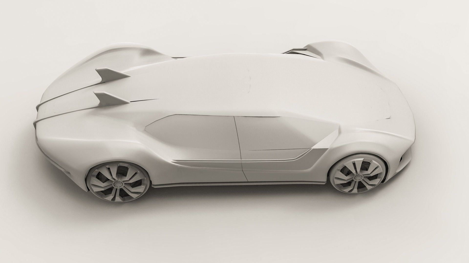 Futuristic super sedan- Excalibur 3D model_8